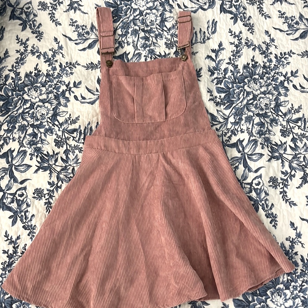 Corduroy Overall Dress